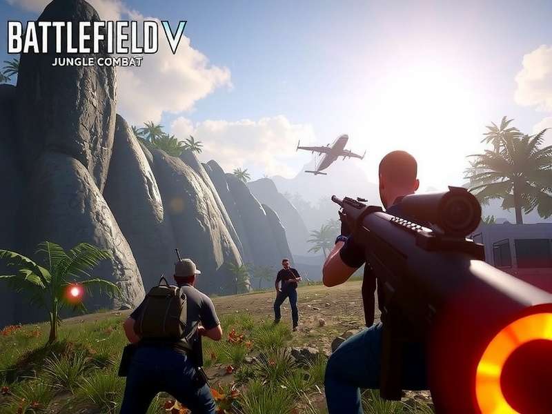 Intense Jungle Warfare in Battlefield V Jungle Combat Battlefield V Jungle Combat Gameplay